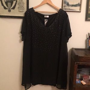 Goddiva, sold by Asos Curve, black dress size 18